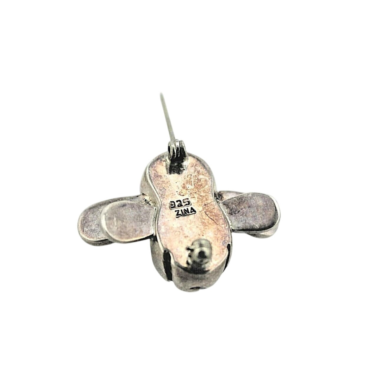 Vintage Bumble Bee Pin Solid Sterling Silver 925 Zina 12.6 g