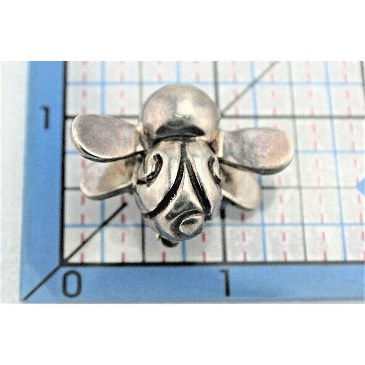 Vintage Bumble Bee Pin Solid Sterling Silver 925 Zina 12.6 g