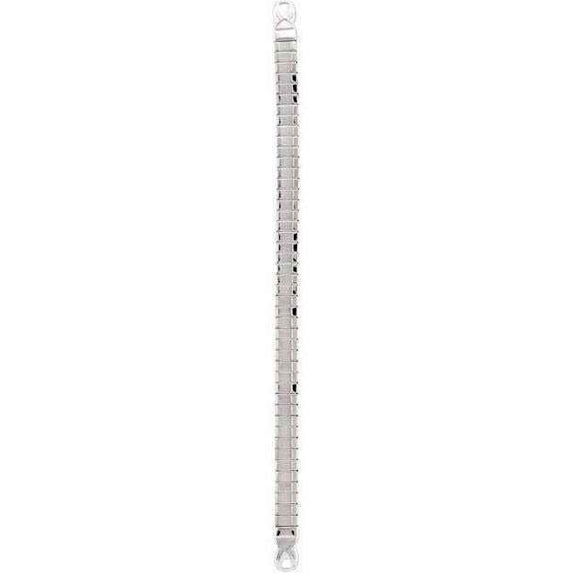 Ladies Stainless Steel Ring End Expansion Band 8-10mm
