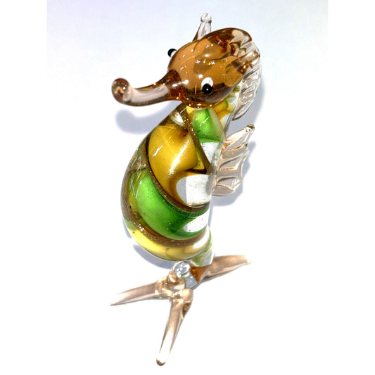 Seahorse Hand Blown Glass Figurine Hand Blown Glass