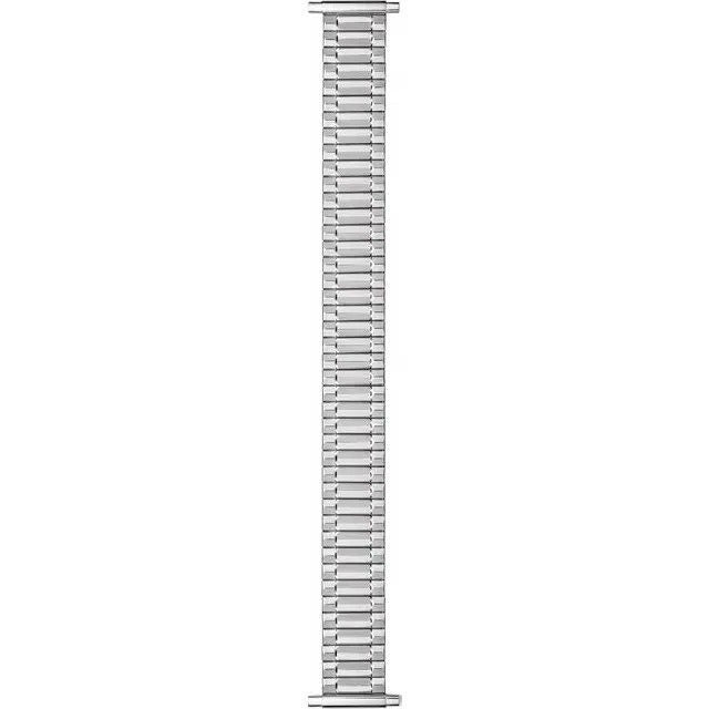 Mens 16-20 mm Stainless Straight, Spring End Expansion Watch Band