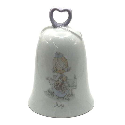 Precious Moments Porcelain Bell Month of July