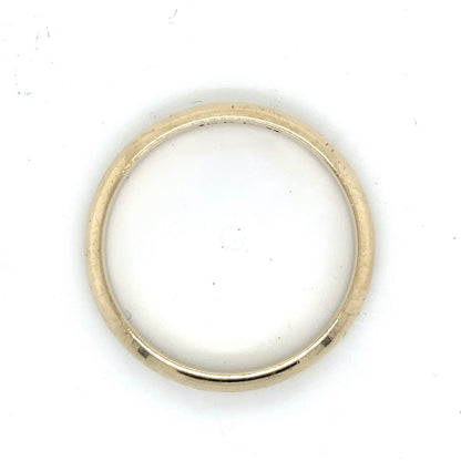 3.8mm Wedding Band Ring 10k Yellow Gold 3.6g Size 10