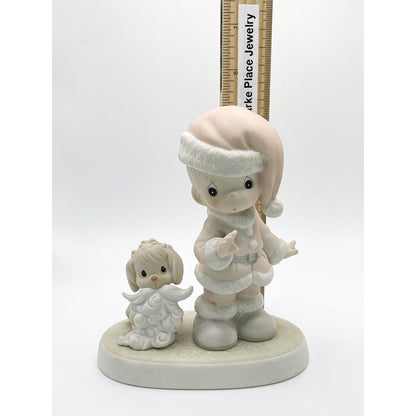 Precious Moments 1992 Wishing You A Ho Ho Ho Figurine 527629