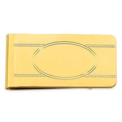 Gold-plated Kelly Waters Money Clip