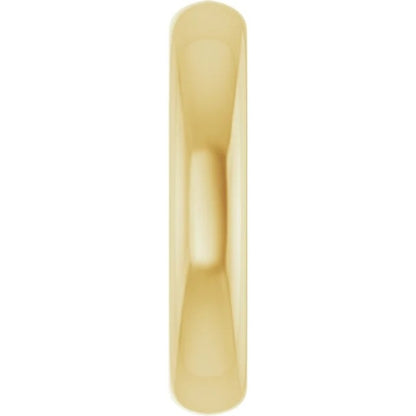 10K Yellow Gold 6.27x3.5 Mm ID Charm Bail