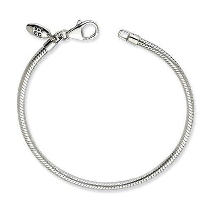 Sterling Silver Reflections Slide Bracelet Lobster Clasp 8 Inch