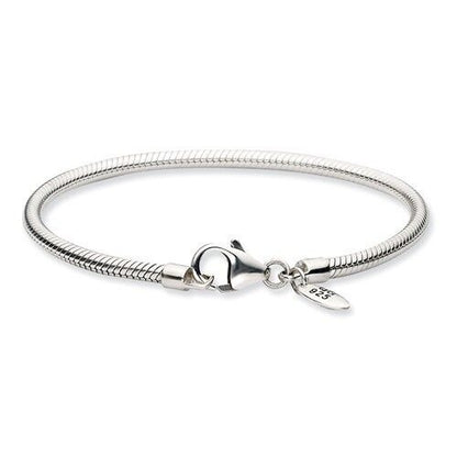 Sterling Silver Reflections Slide Bracelet Lobster Clasp 8 Inch