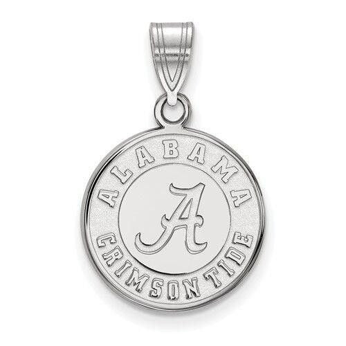 Sterling Silver University Of Alabama Crimson Tide Pendant  925