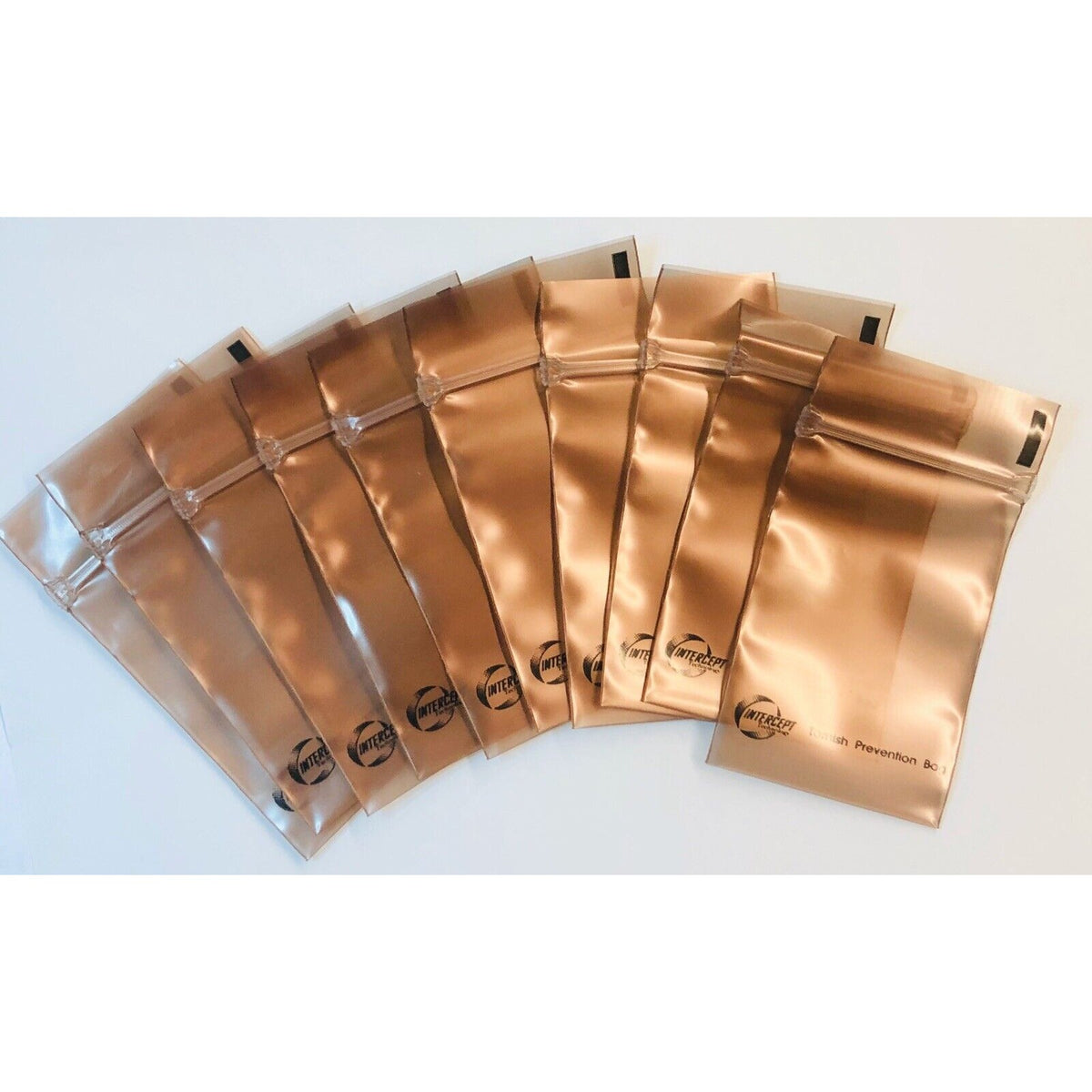 25 Silver Anti Tarnish Corrosion Intercept  2" x 3" zip-loc bag