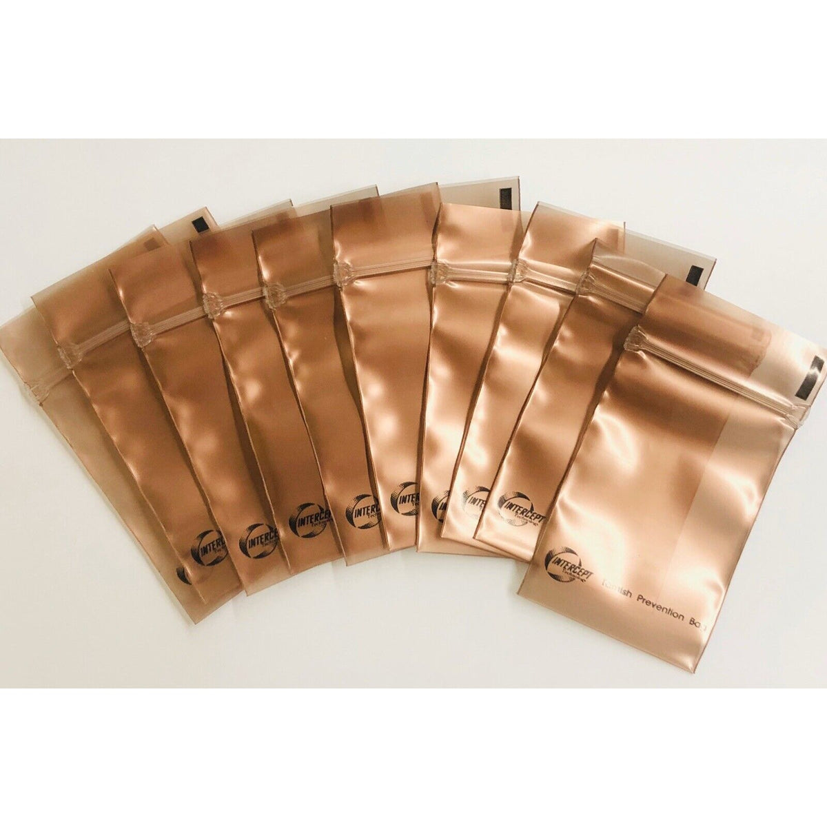 25 Silver Anti Tarnish Corrosion Intercept  2" x 3" zip-loc bag