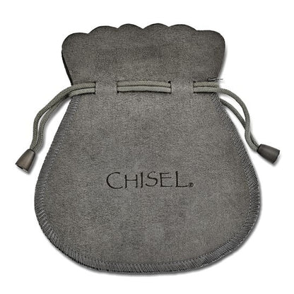 Chisel Stainless Steel Polished Yellow IP-plated 40mm Diameter 2mm Hoop Earrings