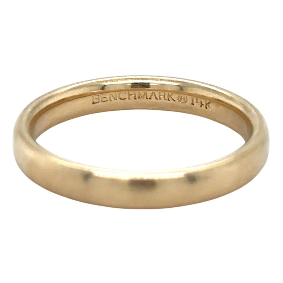 3.4mm Wedding Band Ring 14k Yellow Gold 4.4g Size 9