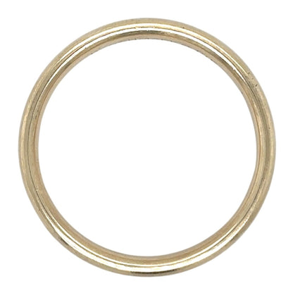 3.4mm Wedding Band Ring 14k Yellow Gold 4.4g Size 9