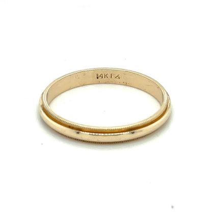 3mm Wedding Band Ring  14K Yellow Gold 2.8g Size 10.5
