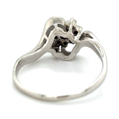 1/5ct Diamond 14K White Gold Ring 3.0g Size 7.25