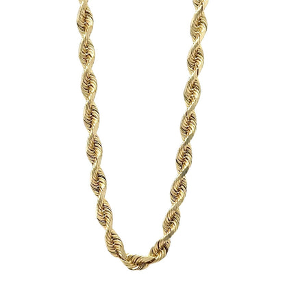 3mm 14k Yellow Gold 20 inch Rope Chain 12.7g