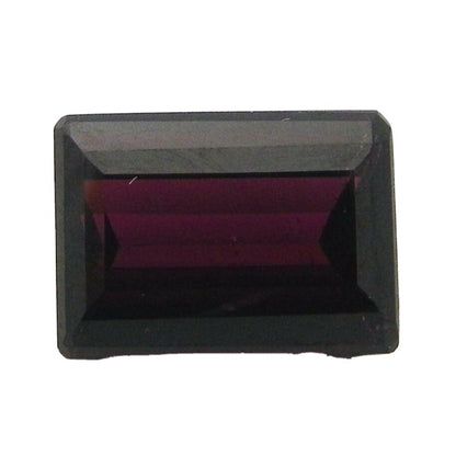 9ct MOZAMBIQUE RHODOLITE 10mm X 14mm EMERALD CUT STONE