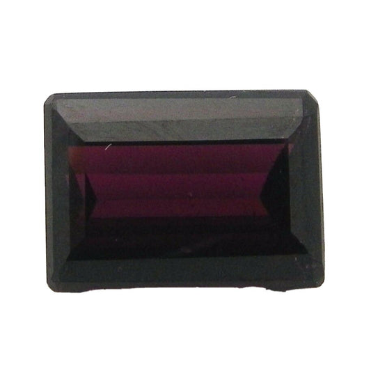 9ct MOZAMBIQUE RHODOLITE 10mm X 14mm EMERALD CUT STONE