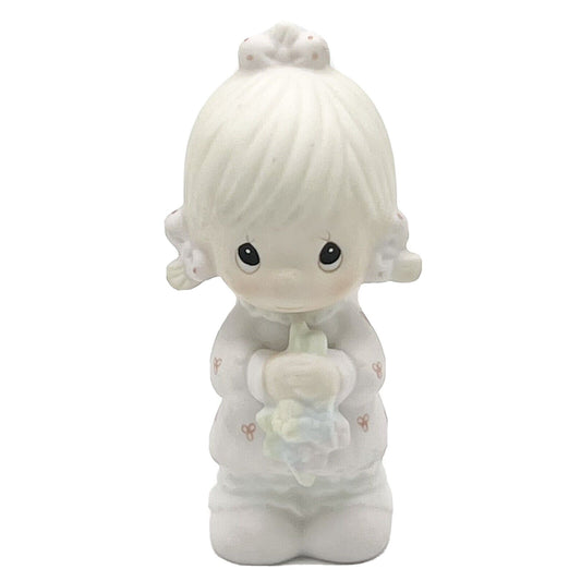 Precious Moments 1983 Flower Girl Figurine E-2835