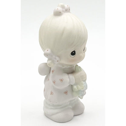 Precious Moments 1983 Flower Girl Figurine E-2835