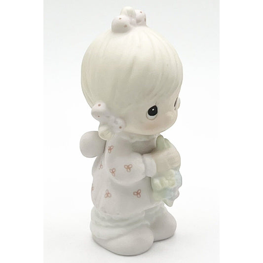 Precious Moments 1983 Flower Girl Figurine E-2835