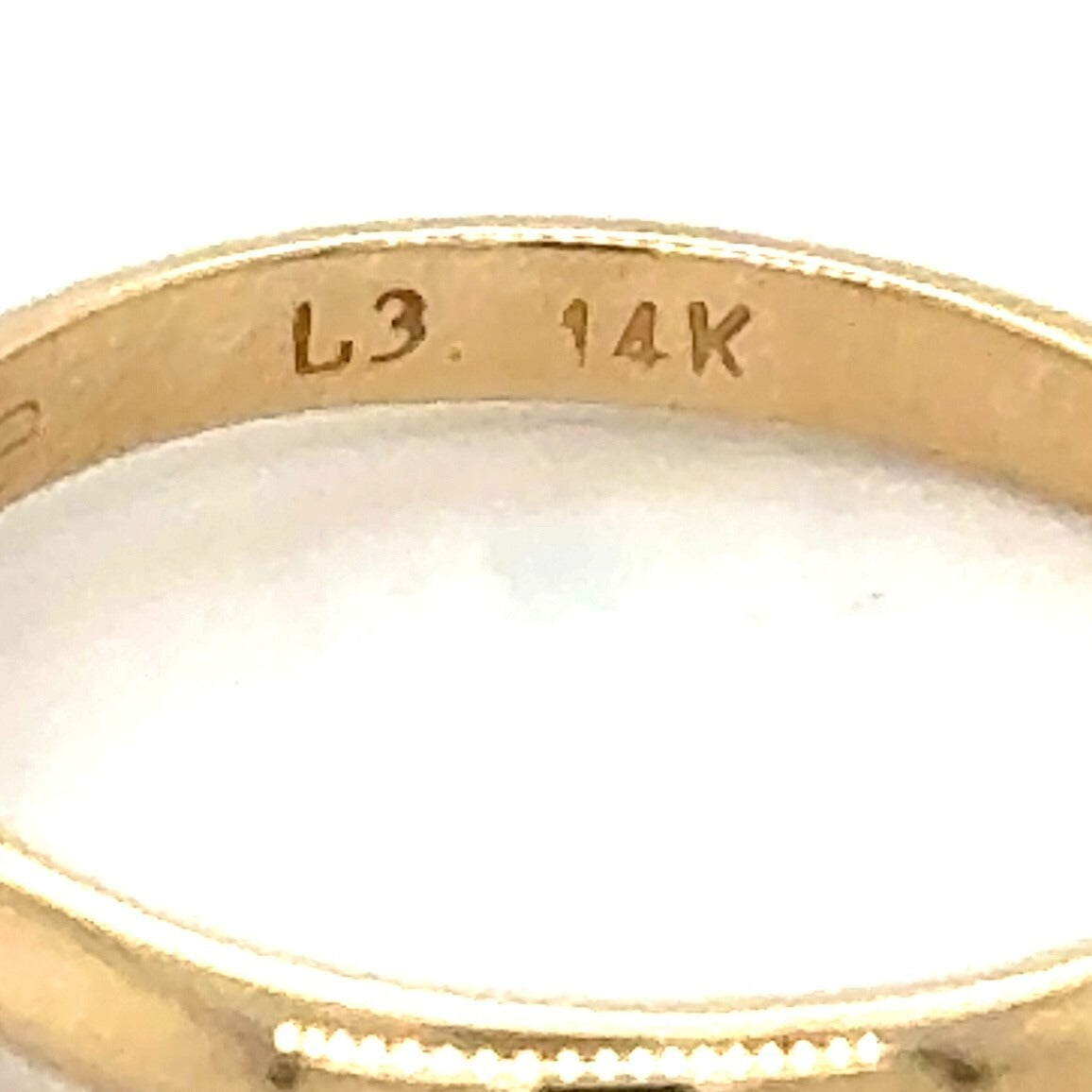 0.39ct Diamond Solitaire 14k Yellow Gold Engagement Ring 1.9g Size 4.75