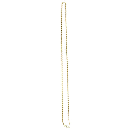10k Yellow Gold 24 inch 2.7mm Rope Chain 10.8g