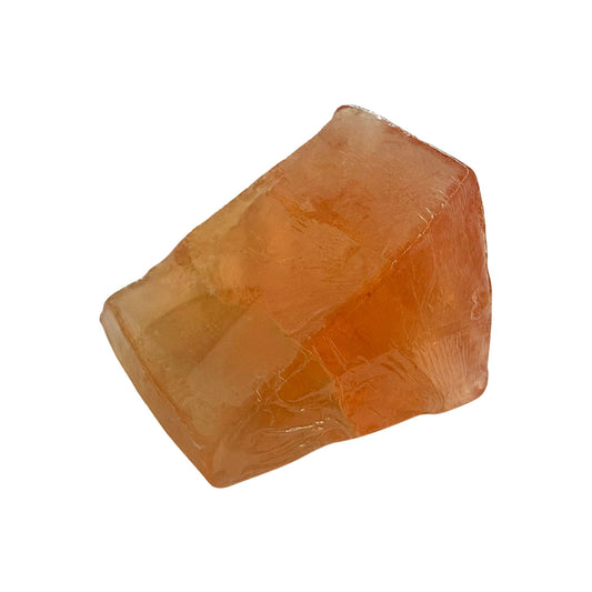 SoapRocks Palmstones 2oz Handcrafted Vegan Soap Orange Crystal Design Made In USA