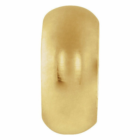 18K Yellow Gold-Plated 7 mm Stopper Bead