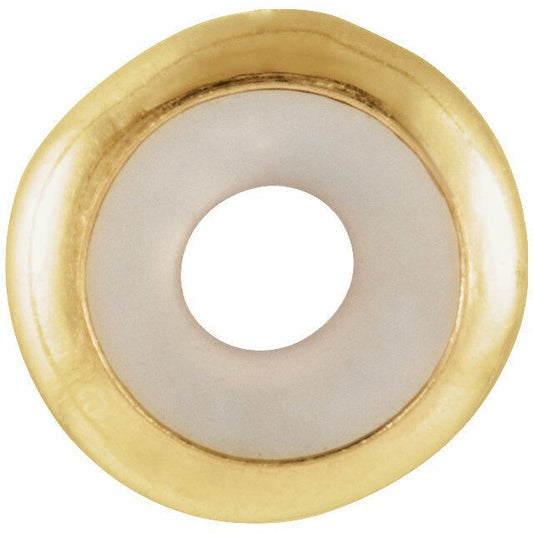 18K Yellow Gold-Plated 7 mm Stopper Bead