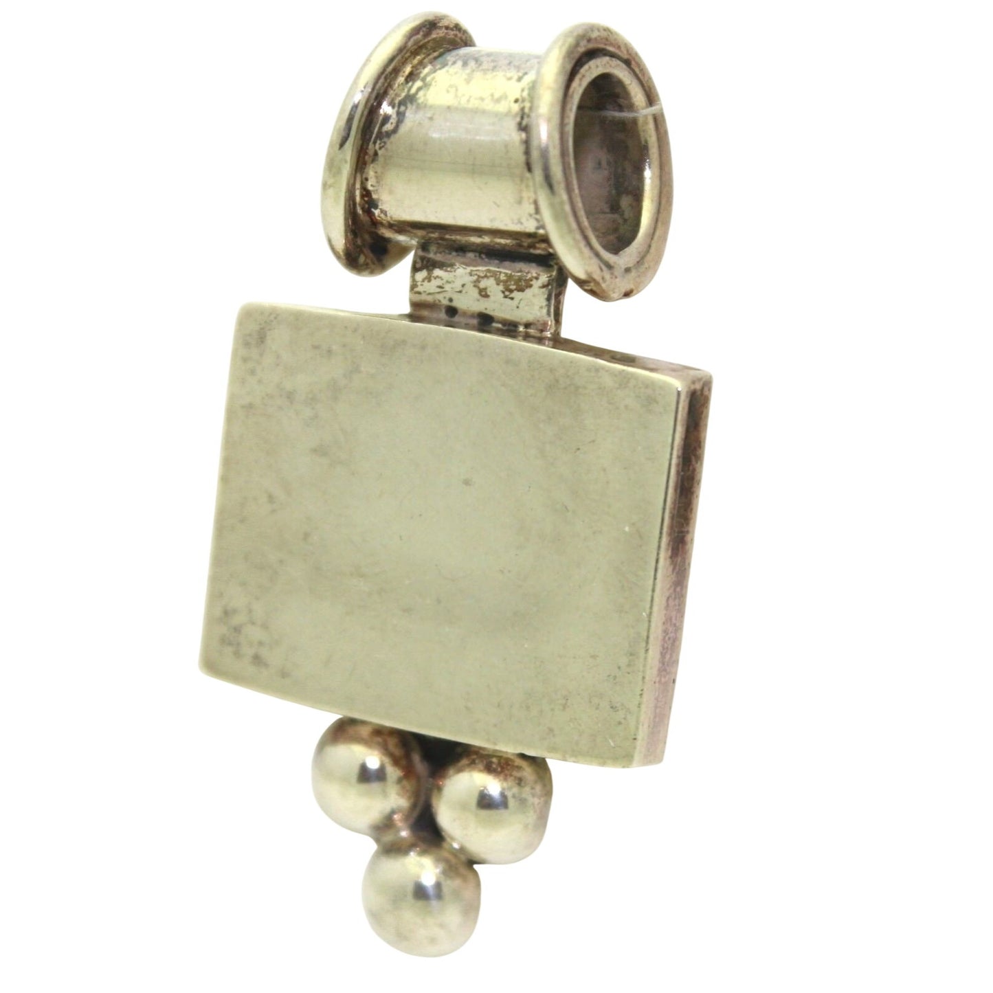 .925 Sterling Silver Geometric Pendant 12.5g