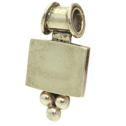 .925 Sterling Silver Geometric Pendant 12.5g