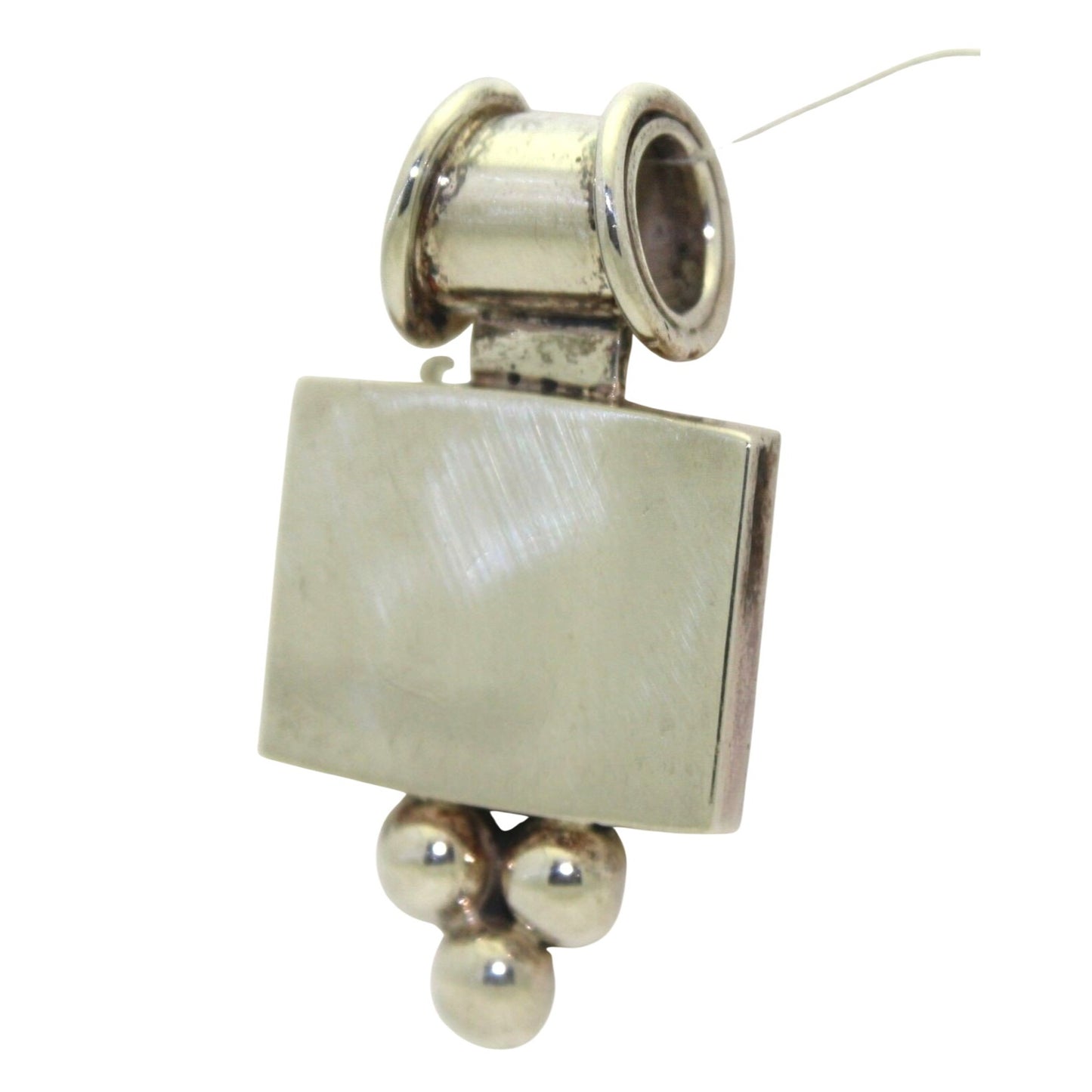 .925 Sterling Silver Geometric Pendant 12.5g