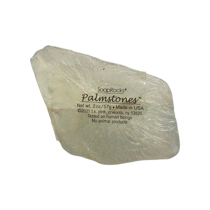 SoapRocks Palmstones  Soap Bar 2oz Handcrafted Vegan White