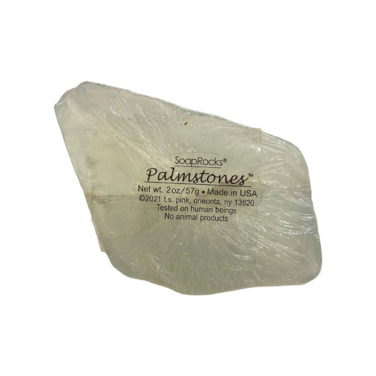 SoapRocks Palmstones  Soap Bar 2oz Handcrafted Vegan White