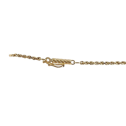 1.4 mm Rope 18 inch Chain REAL SOLID 14 k Yellow Gold 3.8 g