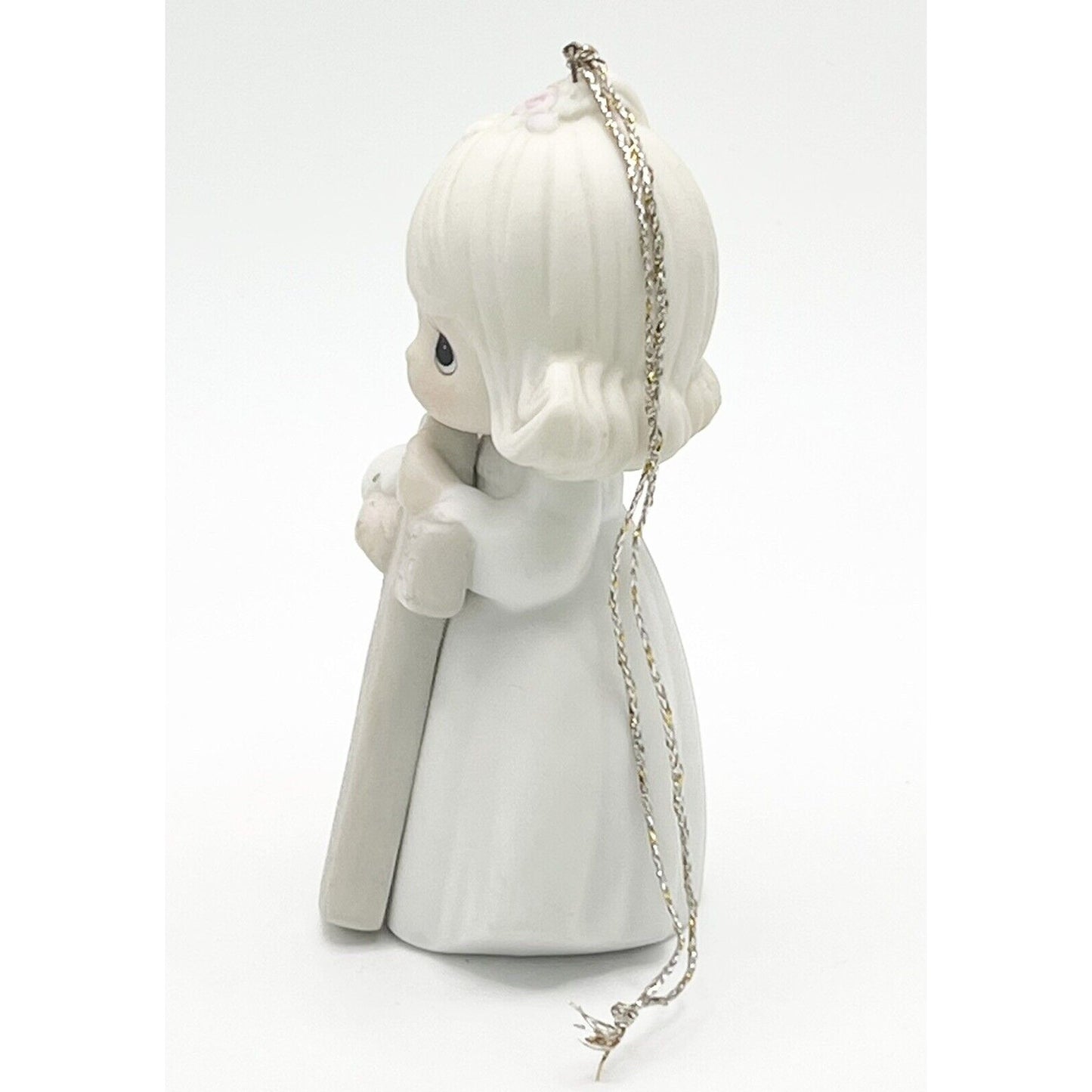 Precious Moments 1989 I Believe In The Old Rugged Cross Figurine 522953