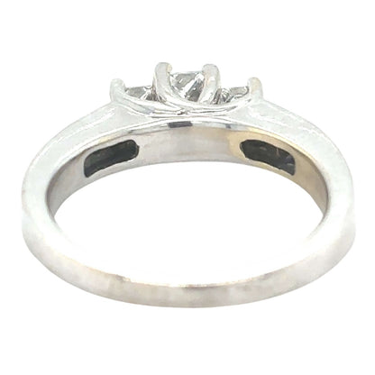 1/2ctw Diamond 14k White Gold Size 7 Ring 5.1g