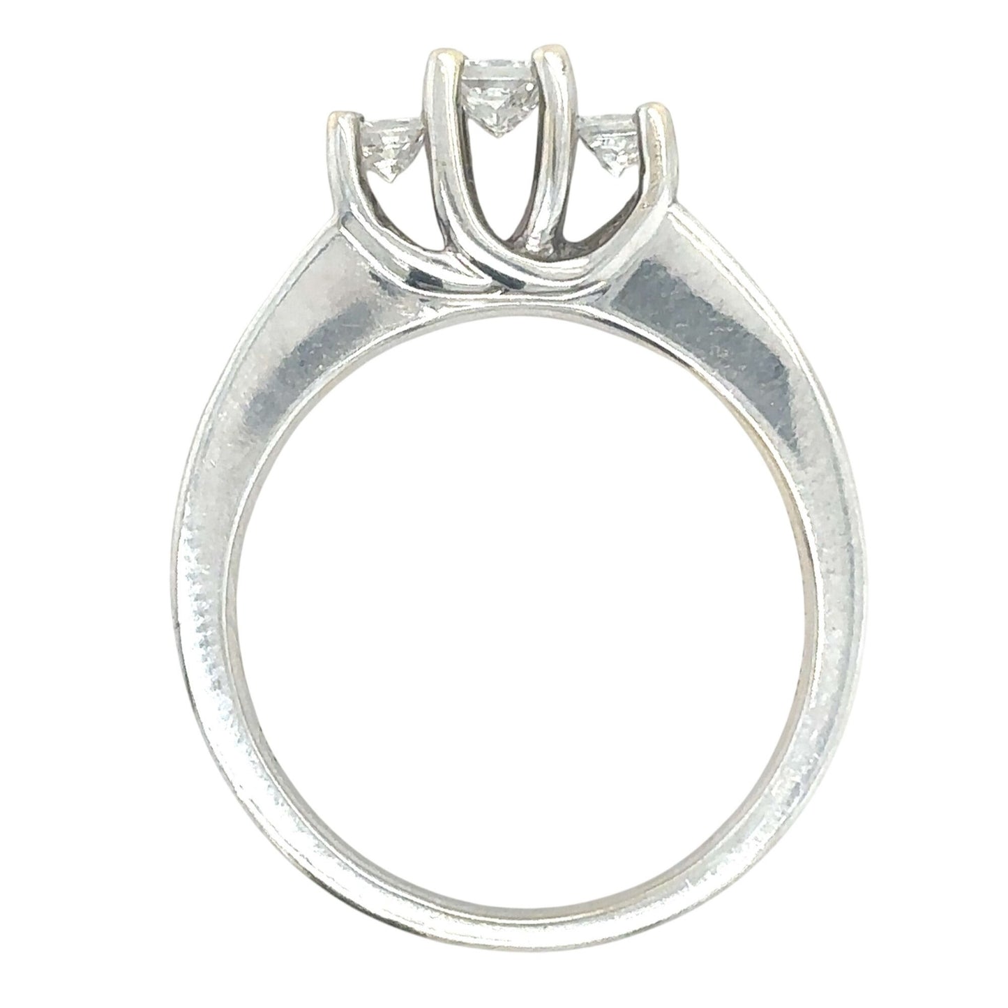 1/2ctw Diamond 14k White Gold Size 7 Ring 5.1g