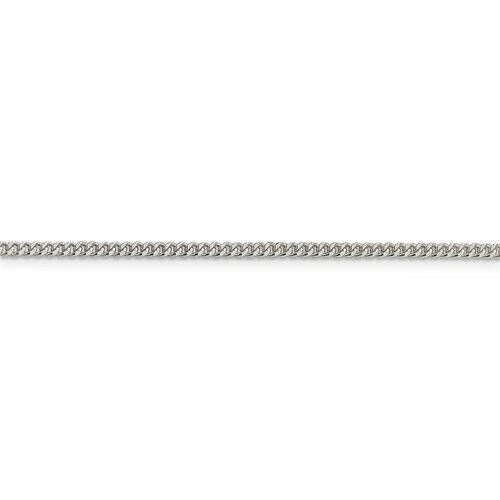 Sterling Silver 2.75mm Diamond-Cut Rope Chain Necklace 24 Inches