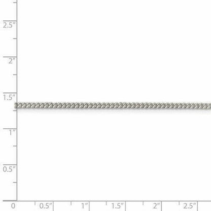 Sterling Silver 2.75mm Diamond-Cut Rope Chain Necklace 24 Inches