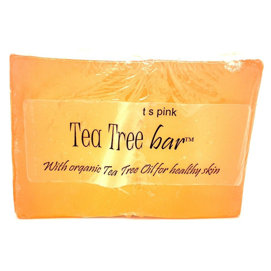 Tea Tree Bar Soap With Organic Tea Tree Oil For Healthy Skin 4 Oz By T S Pink