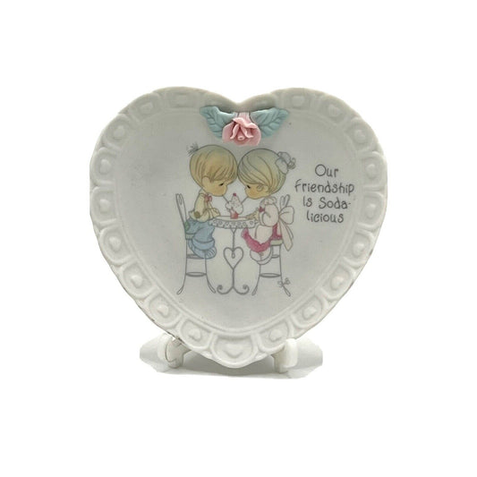 Precious Moments Porcelain Plate Our Friendship Is Soda-licious