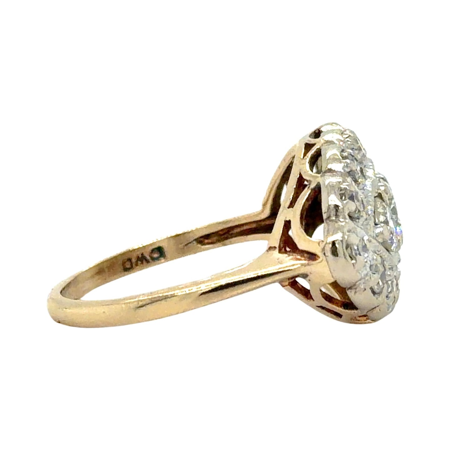Vintage 4/5ctw Diamond 14k Yellow Gold Ring 4.4g Size 6