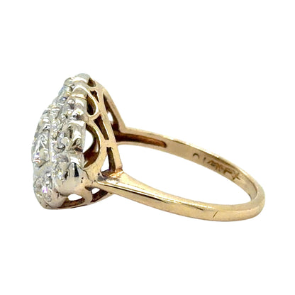 Vintage 4/5ctw Diamond 14k Yellow Gold Ring 4.4g Size 6