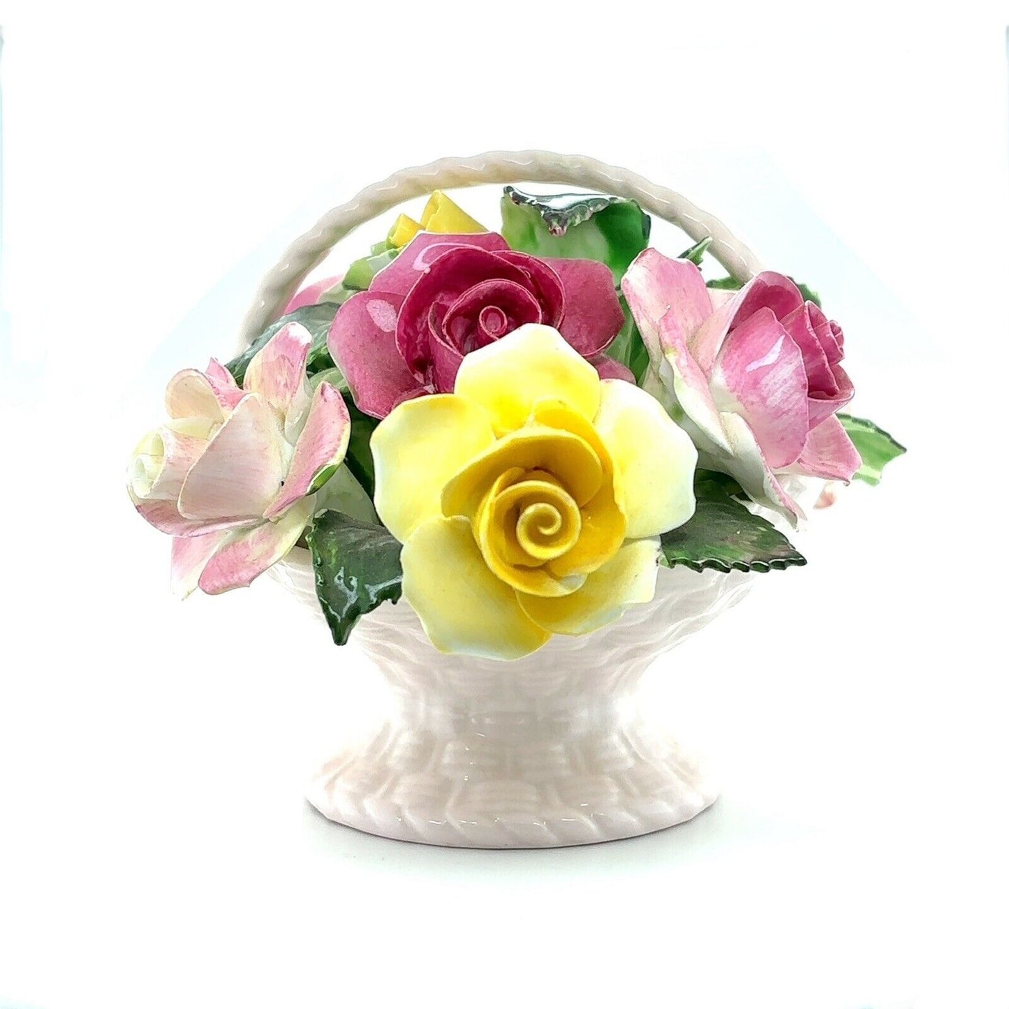 Vintage Royal Adderley Floral Bone China Basket