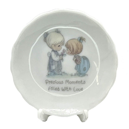 Precious Moments Porcelain Plate Precious Moments Filled With Love