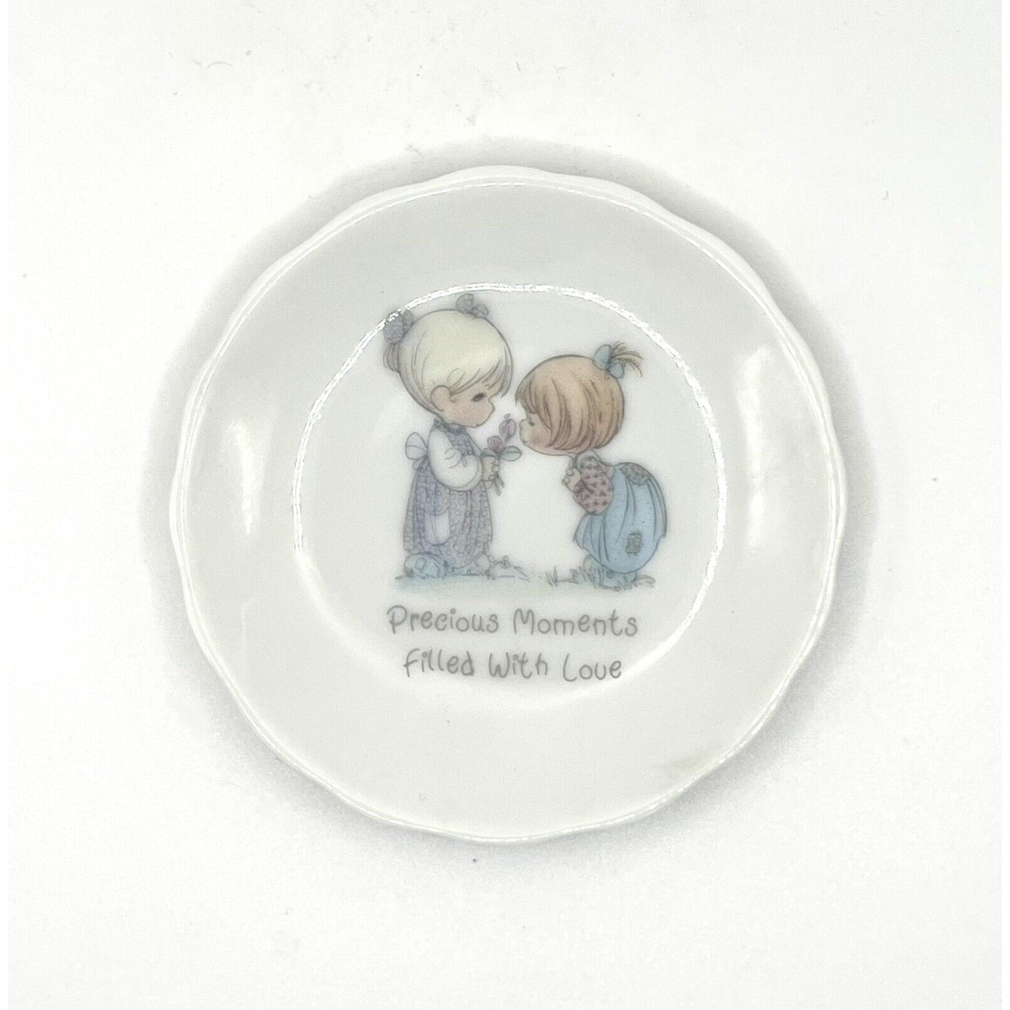 Precious Moments Porcelain Plate Precious Moments Filled With Love