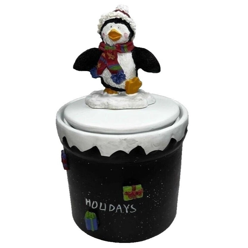 The Finishing Touch American Greetings Penguin Candle Holder & Candle